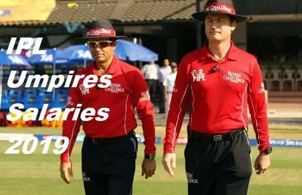 IPL Umpires Salaries 2019 SportsNile