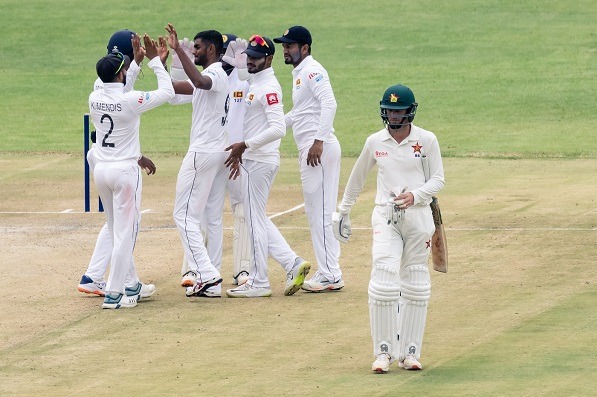 Sri Lanka is playing the 1st Test against Zimbabwe!