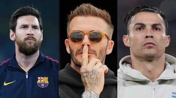 Beckham has chosen Lionel Messi over Cristiano!
