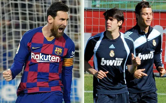Kaka has kept Messi ahead of Cristiano!